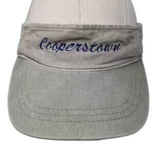 Cooperstown Strapback Sun Visor Cap Multi One Size Adjustable Embroidered Jhats